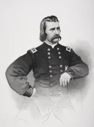 Porträtt av John Alexander Logan (1826-86) (litho)