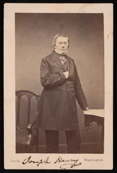 Porträtt av Joseph Henry 1797-1878 - Stående, före 1878.