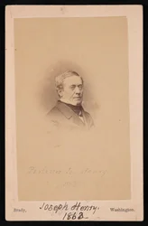 Porträtt av Joseph Henry 1797-1878, 1863.