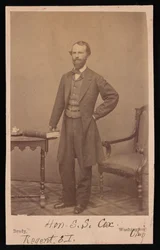 Porträtt av Samuel Sullivan Cox 1824-1889, före 1889.