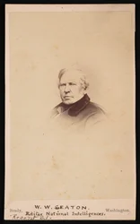 Porträtt av William Winston Seaton 1785-1866, före 1866.