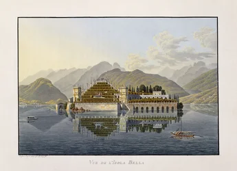 Utsikt över Isola Bella, 1811-1819