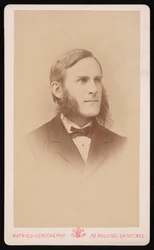 Porträtt av Samuel Hubbard Scudder 1837-1911, cirka 1871.