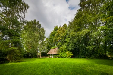Traditionellt hus i Normandie, Frankrike, 2014 (foto)