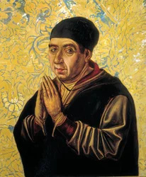 Porträtt av arkitekten Juan Guas (1430-1496), sent 1800-tidigt 1900-tal (olja på duk)
