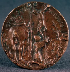 Medail till ära Sigismondo Pandolfo Malatesta Reverse, 1446.