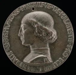 Sigismondo Pandolfo Malatesta, 1417-1468, herre över Rimini och Fano [framsidan], 1446.