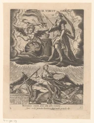 triomf der kärlek Amor vincit omnia (titel på objekt) Zes triomfen van Petrarca (serietitel)