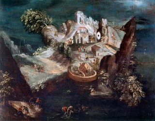 Antropomorft landskap, ca 1613-1650
