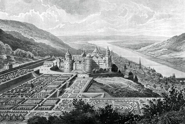Heidelbergs slott, Tyskland, 1620 1903.
