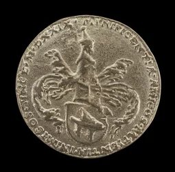 Vapensköld, vapen och mantel [omvänd], 1529.