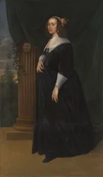 Maria Hartmansdr de Custer, ca 1755 (olja på duk)