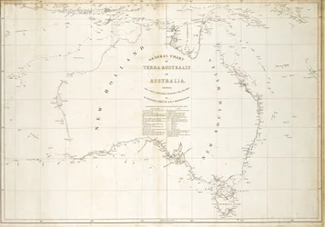Karta över Australien