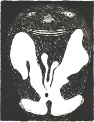 Des Bêtes" Artist Book 1, 2018 (litografi)