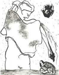 Des Bêtes" Artist Book 2, 2018 (litografi)