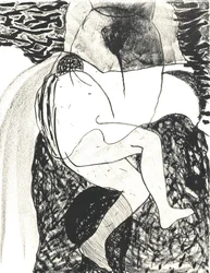 Des Bêtes" Artist Book 3, 2018 (litografi)