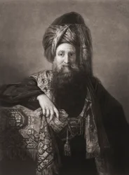 Edward Wortley Montagu. Porträtt. (skriva ut)
