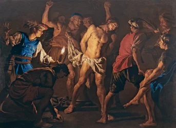 The flagellation of Christ, ca. 1640.