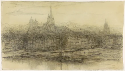 Utsikt över Rouen