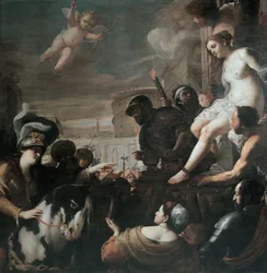 Clorinda räddar Olindo och Sophronia, 1645