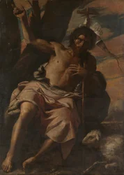 Johannes Döparen predikar, ca. 1650.