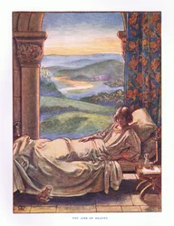 The airs of Heaven, illustration från Lady And Fairy Tales, 1914