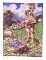 Den vackraste lilla pojken i världen, illustration från Lady And Fairy Tales, 1914