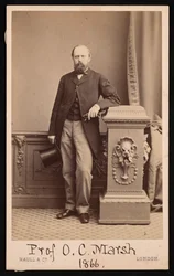 Porträtt av Othniel Charles Marsh 1831-1879, 1866.
