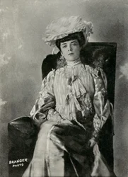Porträtt av Madame Alice Roosevelt Longworth (foto)