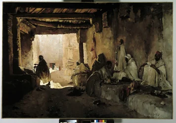 Slaktarna i oasen Chelma, Biskra, Algeriet