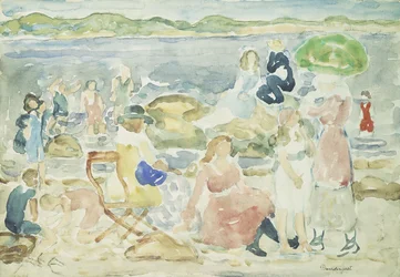 En dag på stranden,