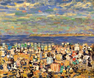 Stranden vid St. Malo, ca. 1907