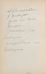Italiensk skissbok: Anteckningar sida 239, 1898-1899.