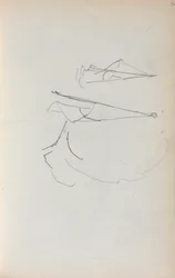Italiensk skissbok: Segel sida 36, 1898-1899.