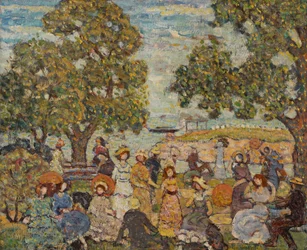 Landskap med figurer