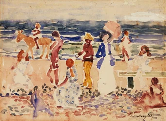 På stranden, ca 1920-23