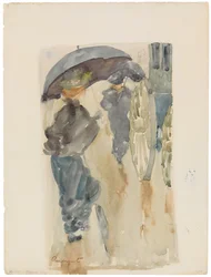 Regnig dag, ca 1893-94