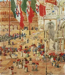 Piazza av St. Marks, Venedig