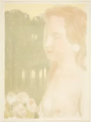 Elle etait plus belle que les reves (Hon var vackrare än drömmar) från Love: Twelve Lithographs in Color