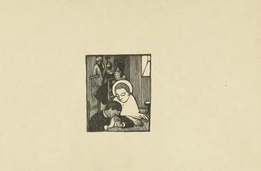 Illustration vid gedicht in dichtbundel Sagesse van Paul Verlaine Två nya träslag för Sagesse av Paul Verlaine The Trial (serietitel)