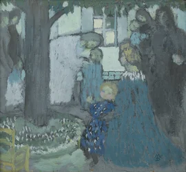 Låt den första idén komma till mig, ca 1899 (olja på kort)