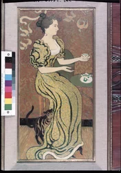 Madame Ranson och hennes katt, ca 1892