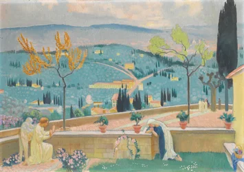Bebådelsen i Fiesole, 1928