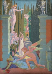 The Story of Psyche, Panel IV. Venus hämnd