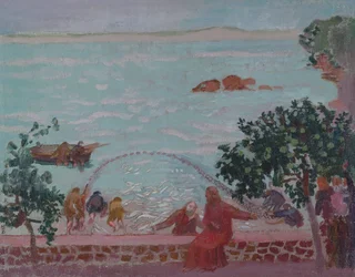 Det mirakulösa draget av fiskar, ca. 1910