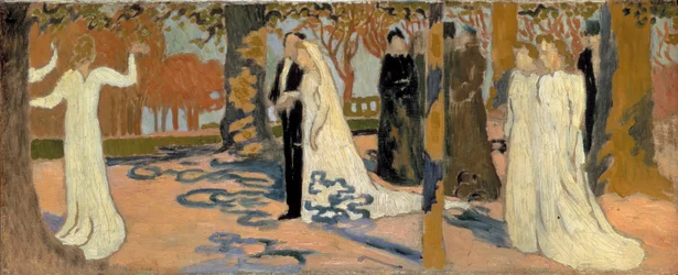 Bröllopståg, c1892-c1893.