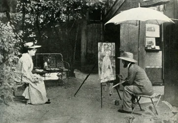Toulouse-Lautrec målning Berthe den döva, 1890, 1947.