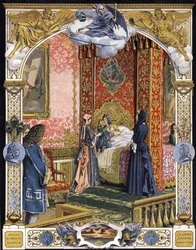 Presenterad av hans hushållerska, Madame de Ventadour (Charlotte de la Mothe Houdancourt