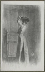 Fashionabla kvinna, c. 1900.