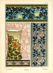 The Columbine (färg litho)